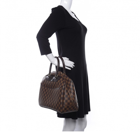 Authentic Louis Vuitton Damier Ebene Deauville Bag - Picture 7 of 10